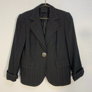 COPY - Escada Striped  Long Sleeves 100% Schurwolle / New Wool Blazer